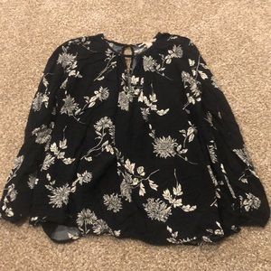 Forever 21 Floral blouse shirt size L